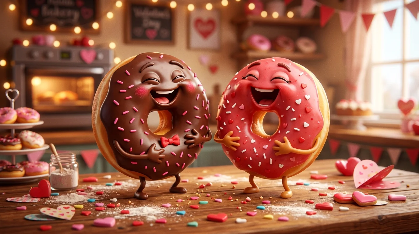 Classic Donut Valentine Puns