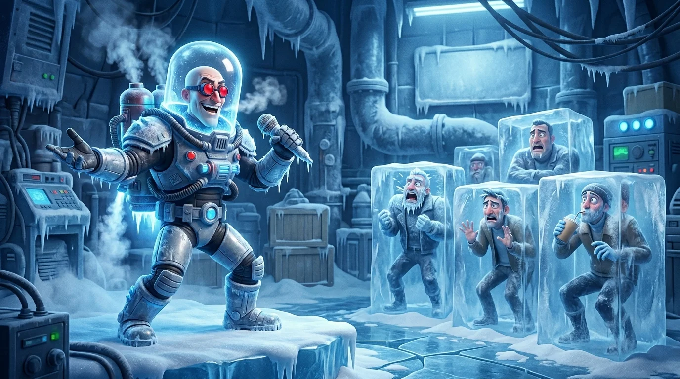 Classic Mr Freeze Puns