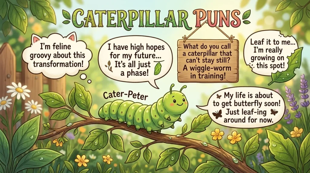 caterpillar puns