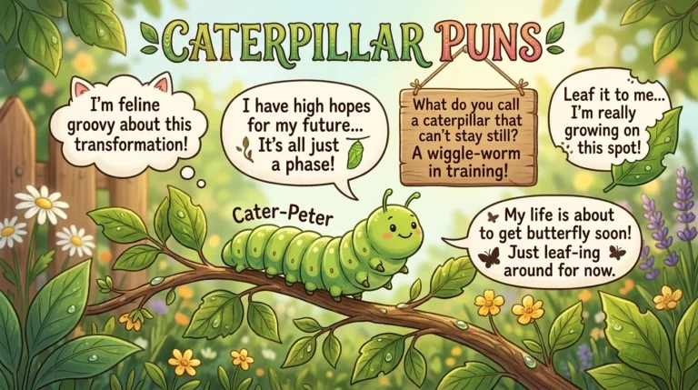 caterpillar puns