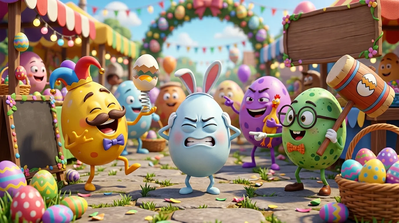 Classic Easter Egg Puns