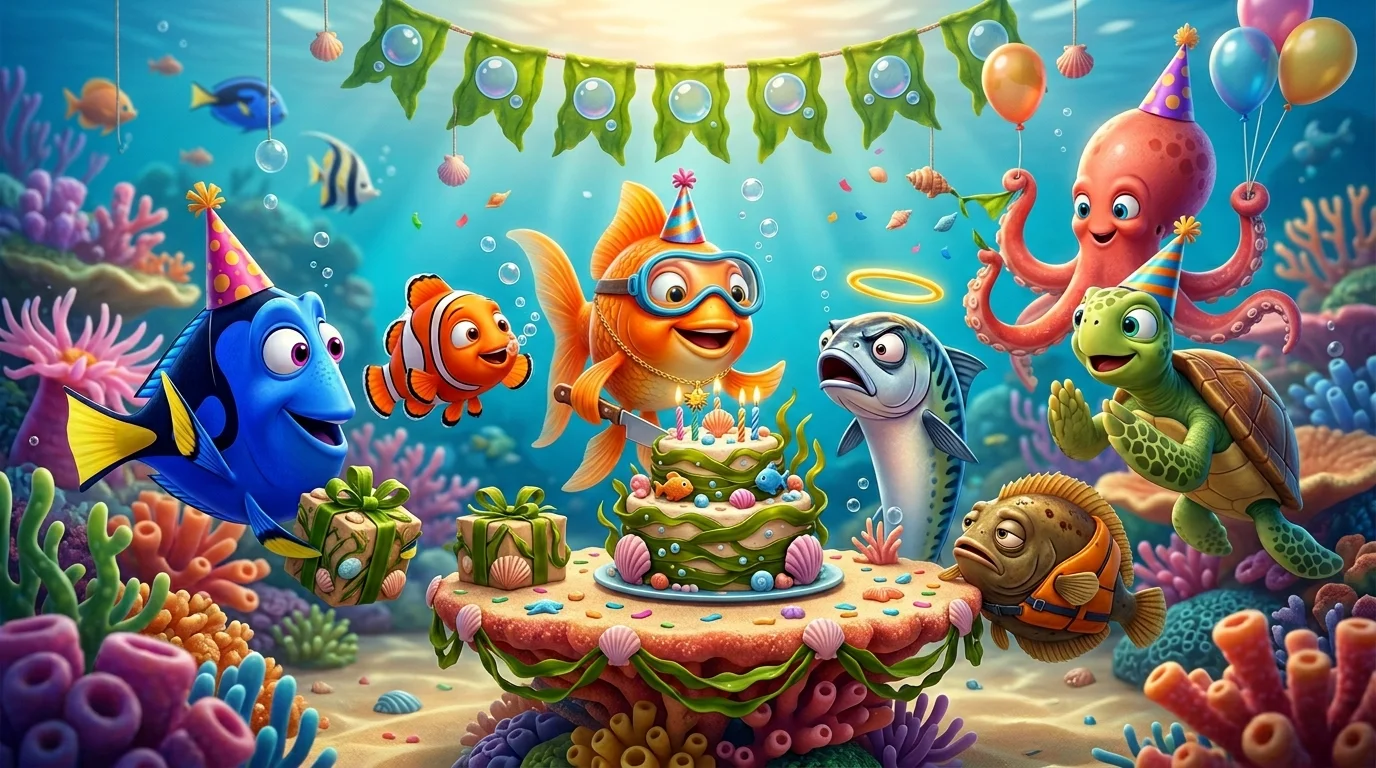 fish birthday puns