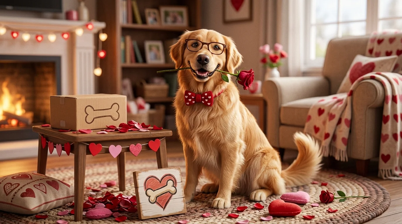 Cute Dog Valentines Puns