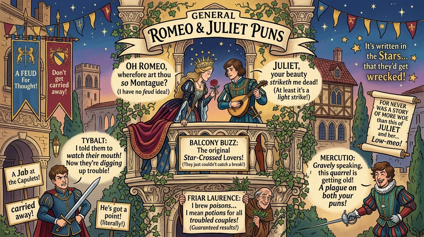 General Romeo and Juliet Puns