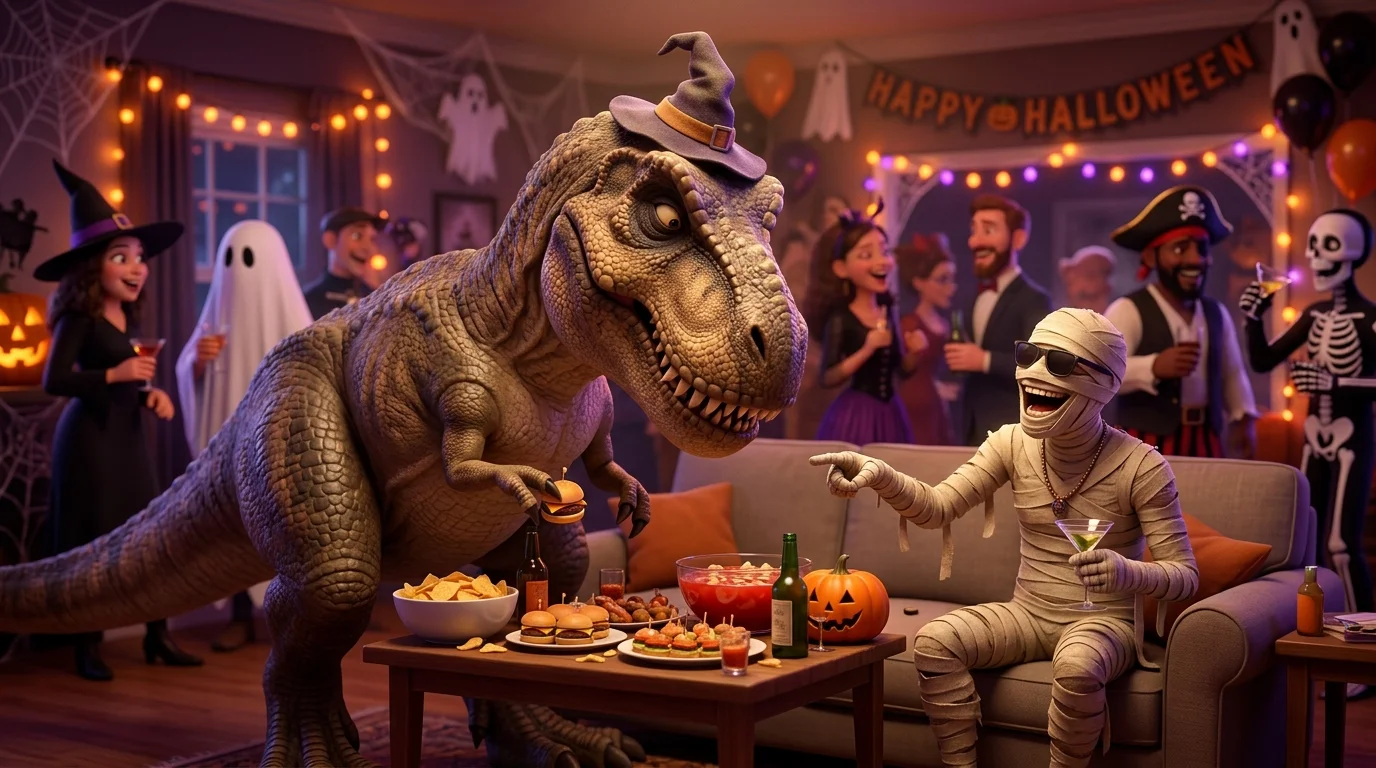 halloween party puns
