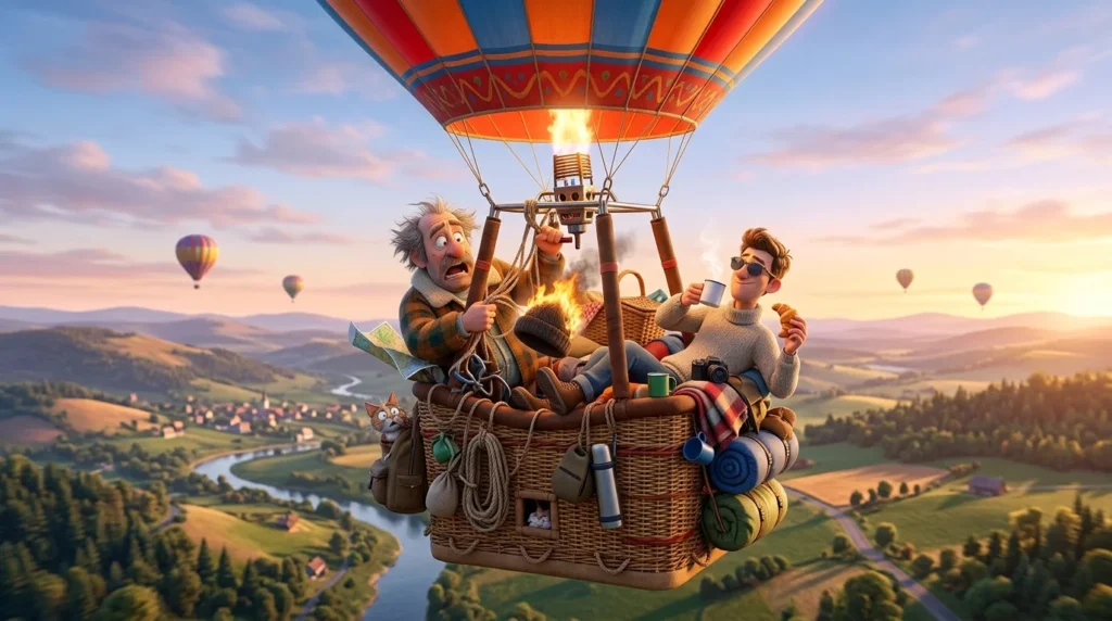hot air balloon puns