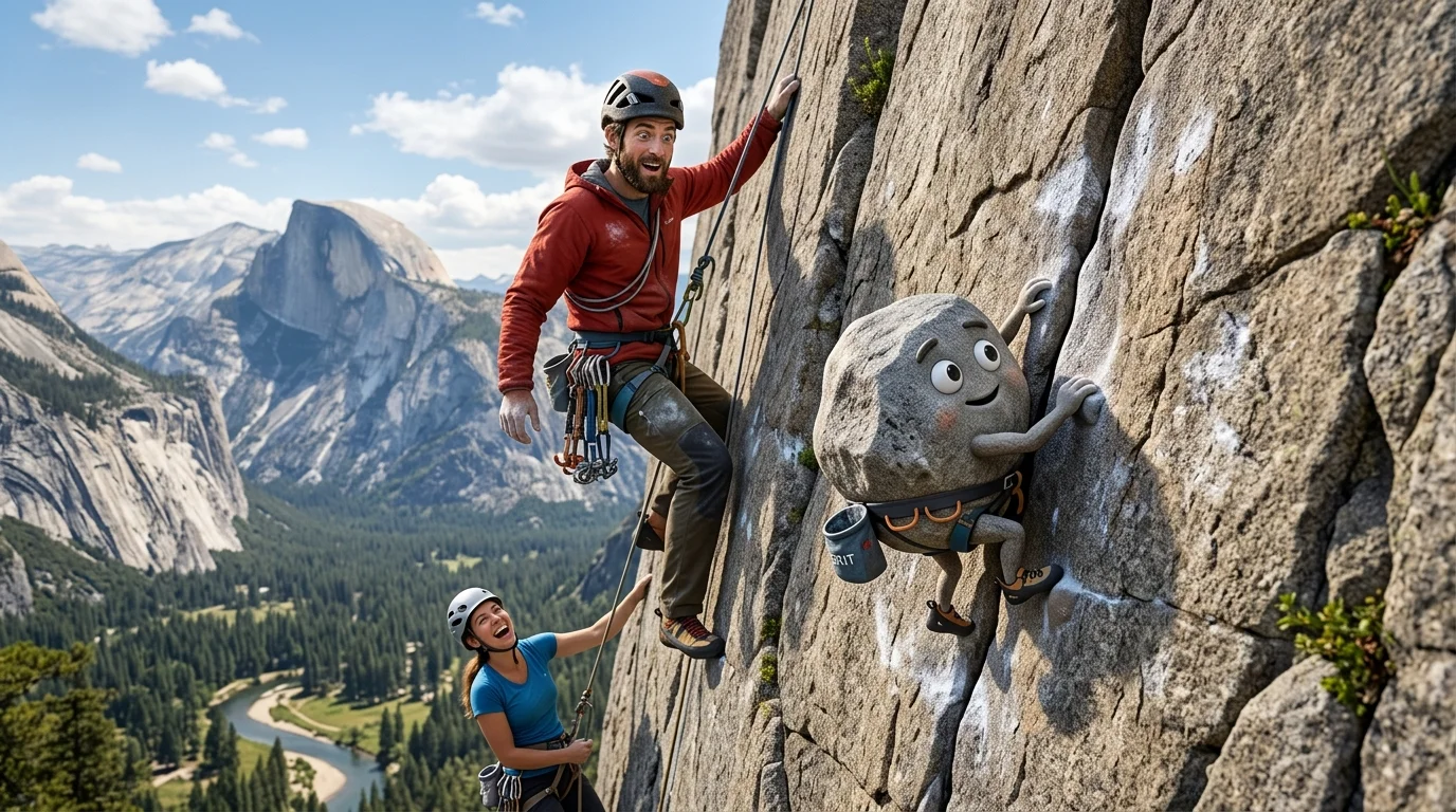 rock climbing puns