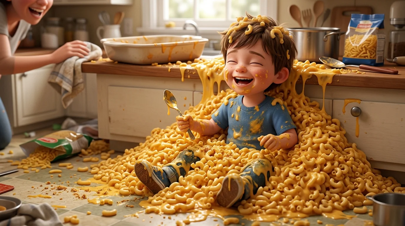 Mac and Cheese Captions