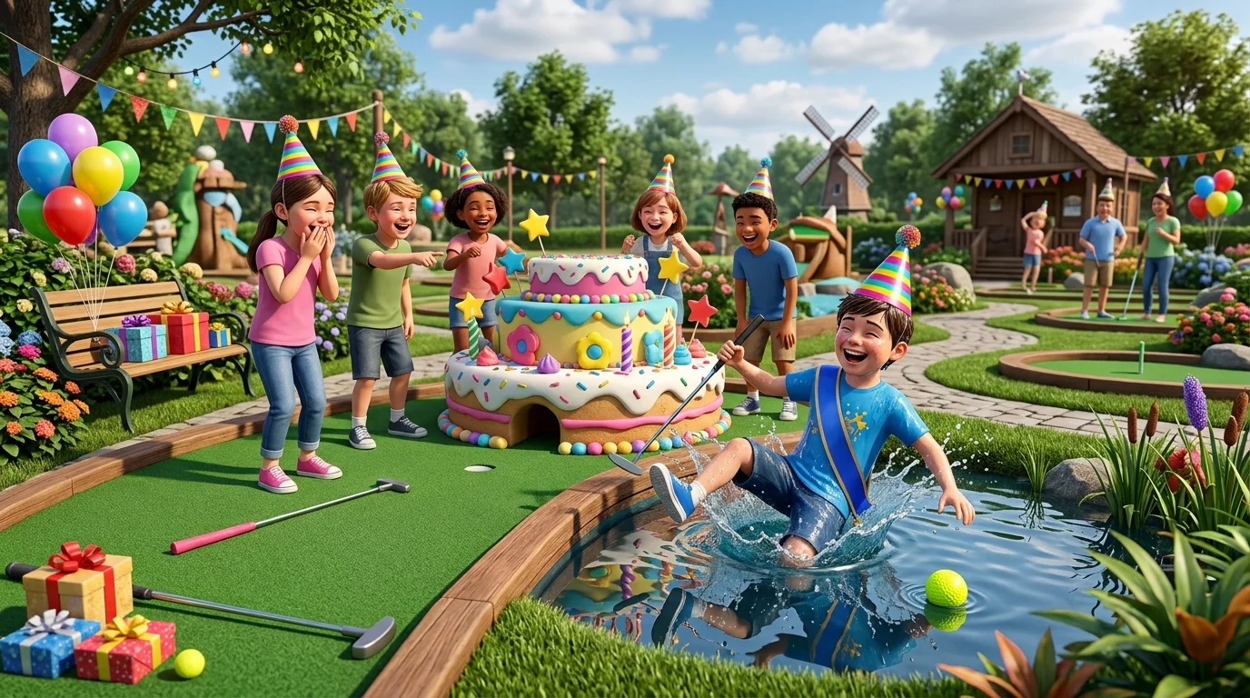 Mini Golf Birthday Puns