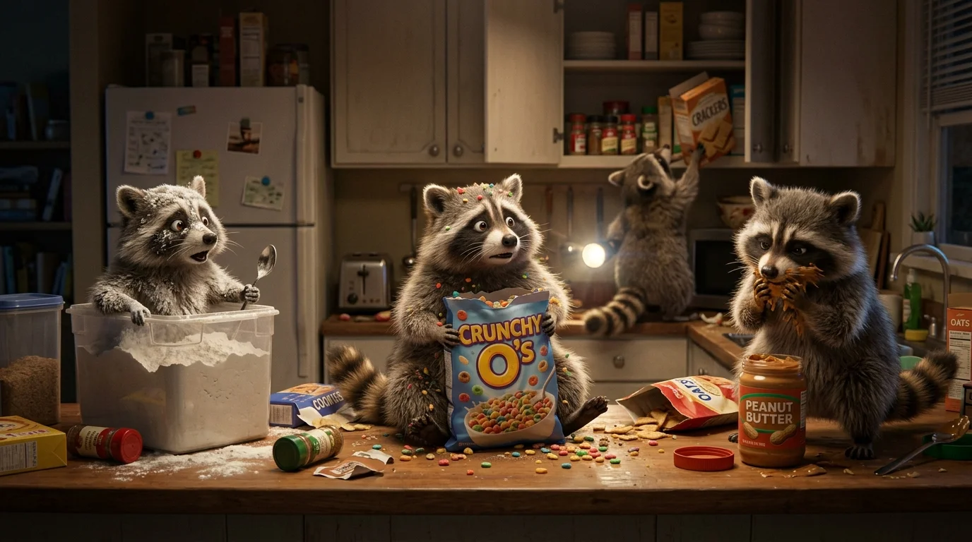 Short Raccoon Puns