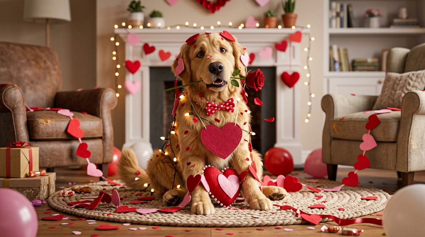 Funny Dog Valentines Puns