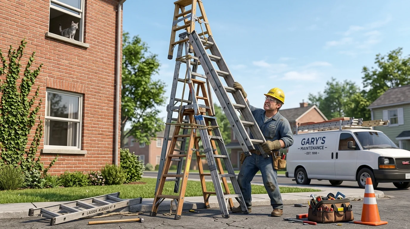 Ladder Puns Captions