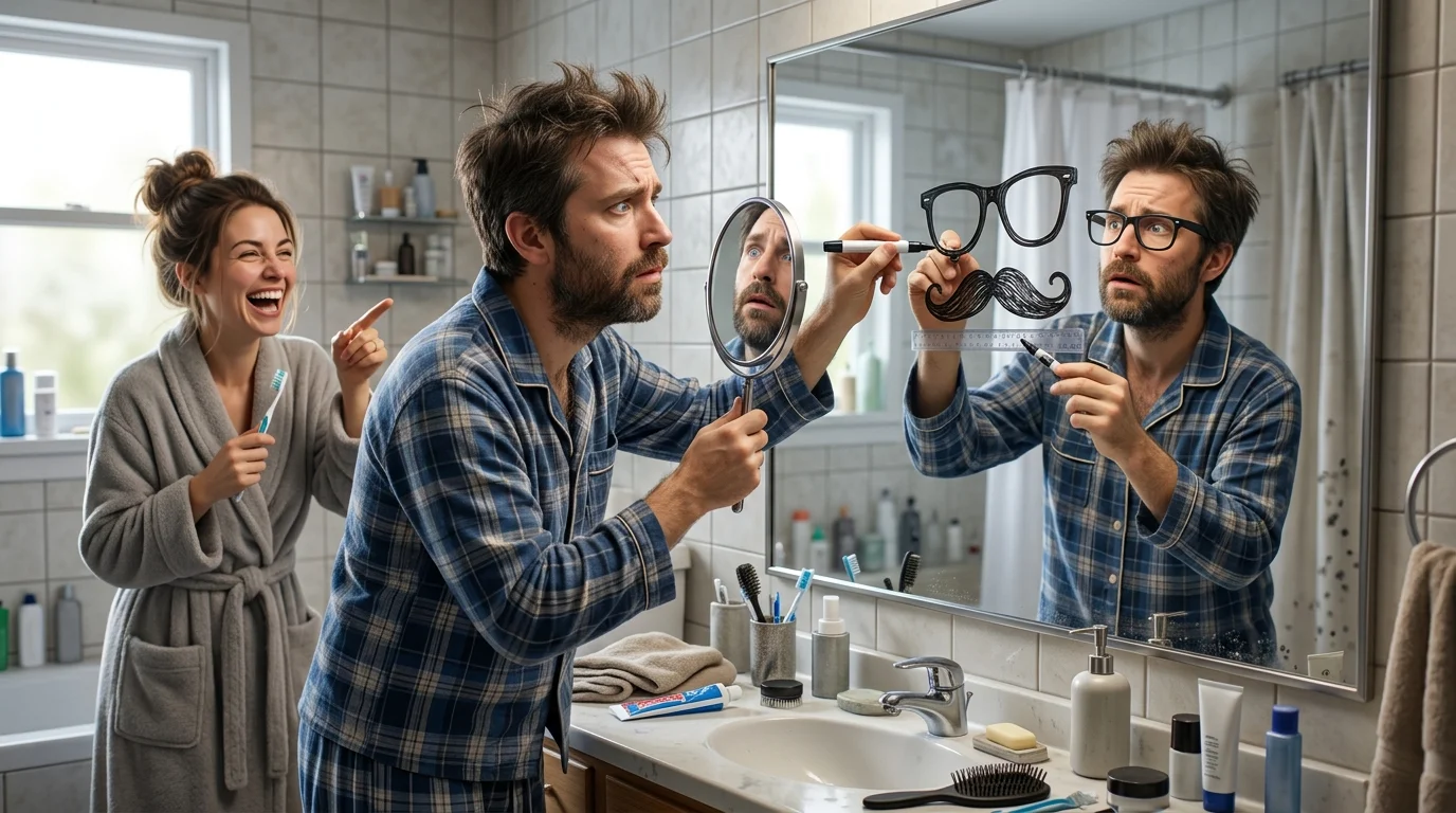 Mirror Puns Captions