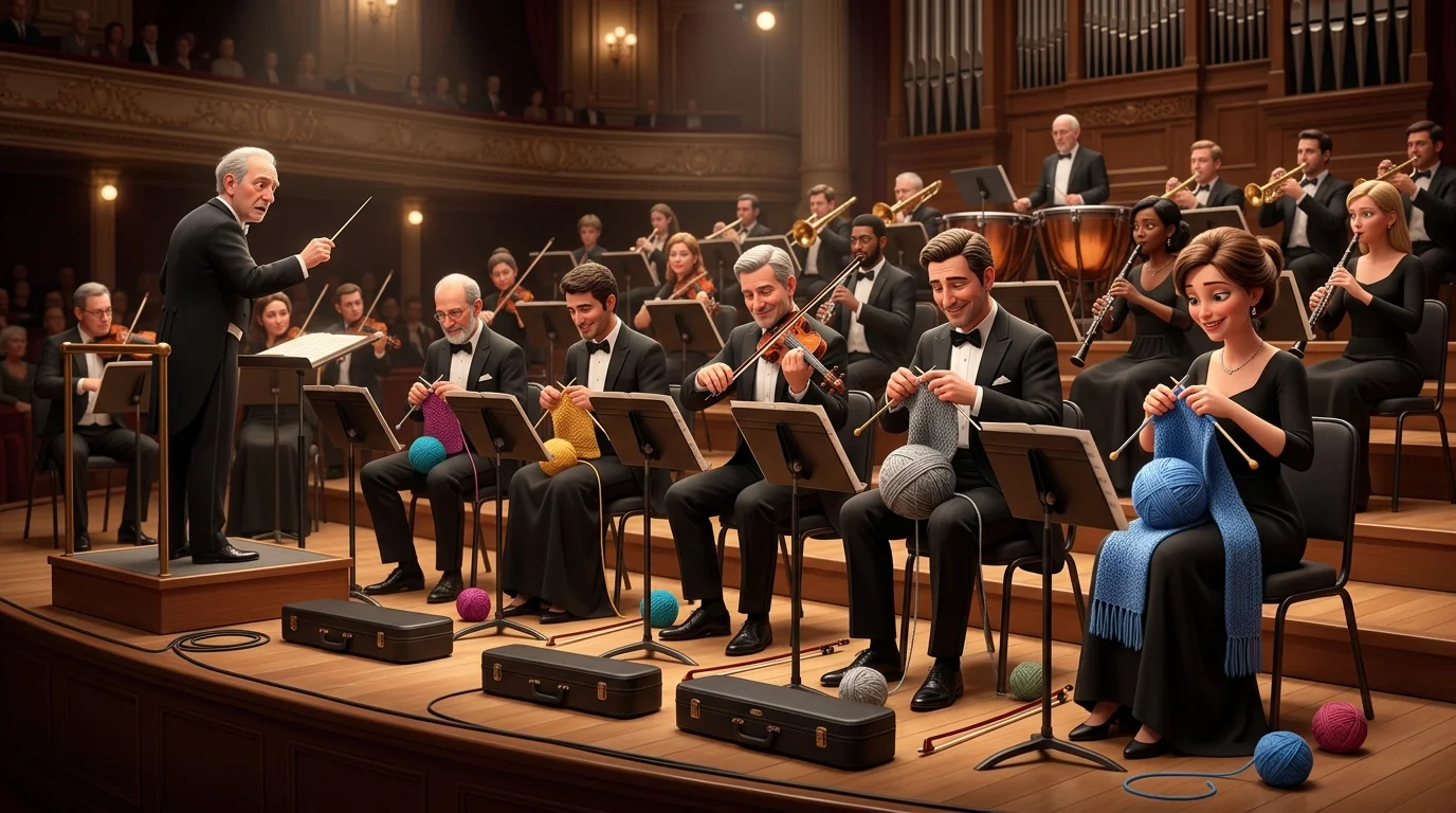Orchestra Pun Captions