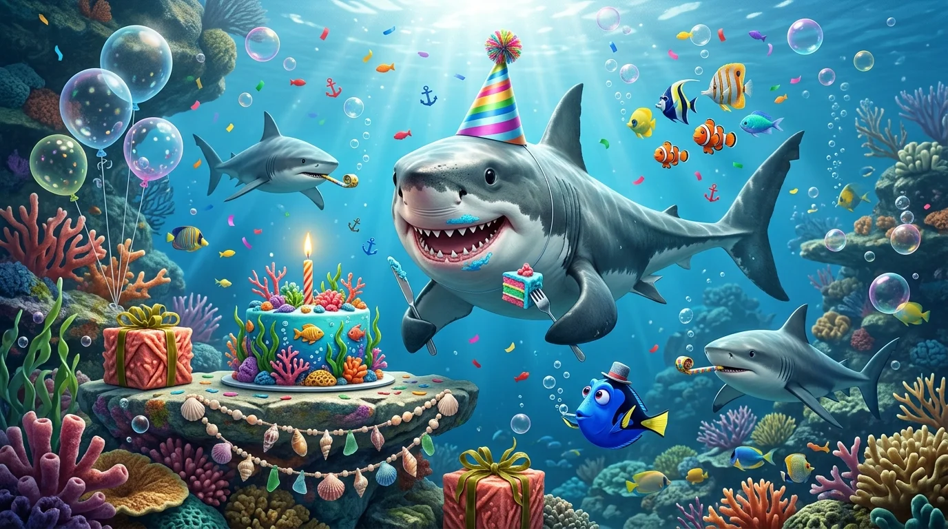 Shark Birthday Puns for Adults