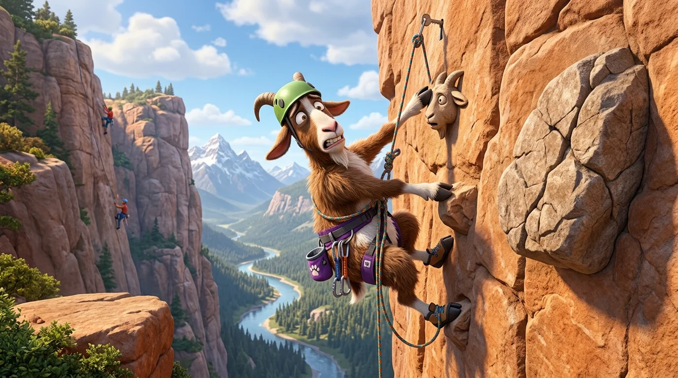 Short Funny Rock Climbing Captions